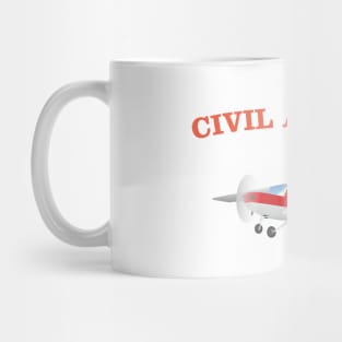 Civil Single-engined High Wing Airplane Mug